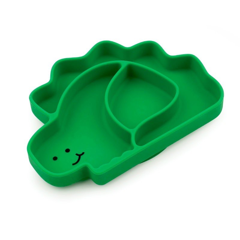 Plato de silicona con base de succión - blush